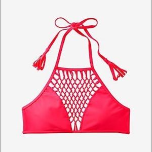 Express Swim Macrame Bikini Top